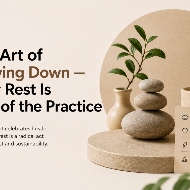 The Art of Slowing Down — Why Rest Is Part of the Practice